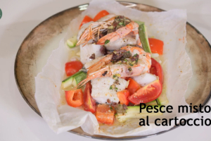 Pesce misto al cartoccio